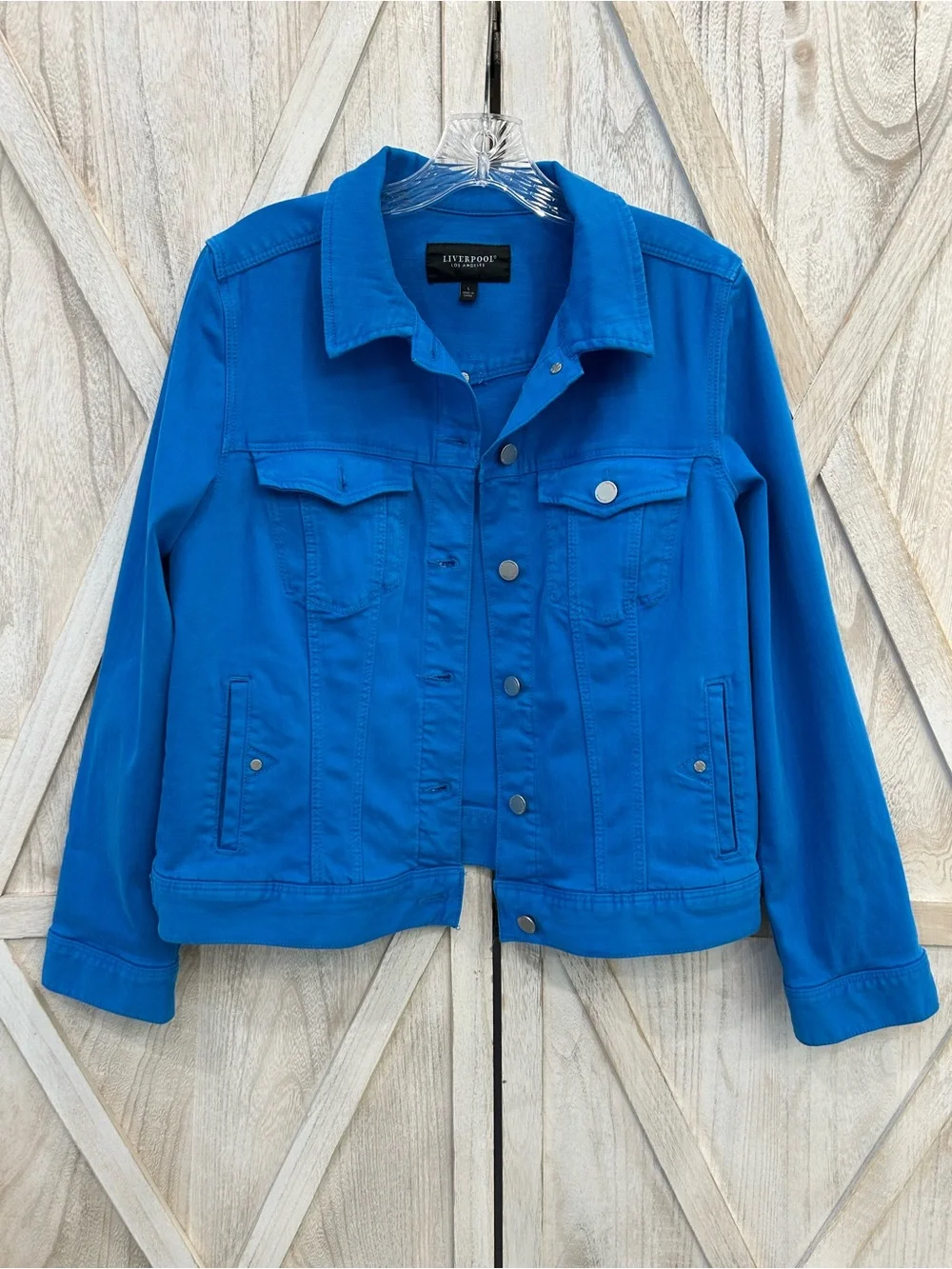 Liverpool Electric Blue Denim Jacket
